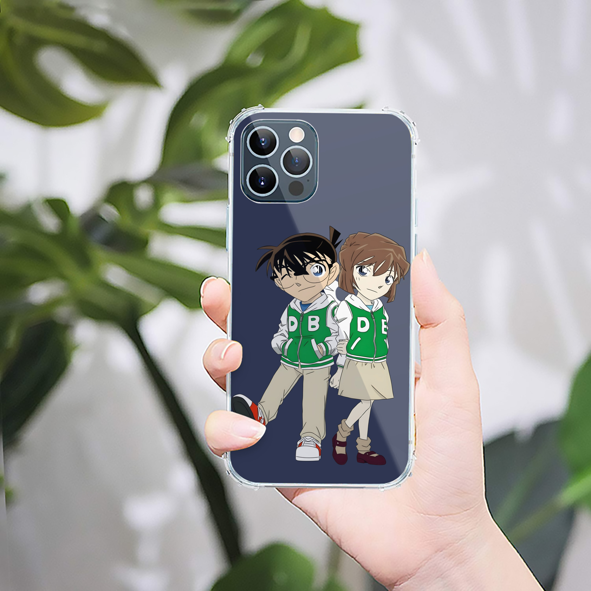 （画像用） 名探偵コナン 江戸川 コナン Detective Conan Conan Edogawa 【iPhone 12シリーズ対応】透明スマホケース（クリアソフトケース）